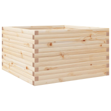 vidaXL tömör fenyő kerti virágláda 80x80x46 cm kerti tárolás