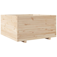 vidaXL tömör fenyő kerti virágláda 90 x 90 x 49,5 cm kerti tárolás