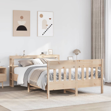 vidaXL tömör fenyőfa ágy matrac nélkül 120 x 190 cm ágy és ágykellék