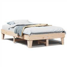 vidaXL tömör fenyőfa ágy matrac nélkül 120 x 190 cm (855373) ágy és ágykellék
