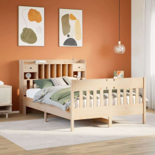 vidaXL tömör fenyőfa ágy matrac nélkül 140 x 190 cm ágy és ágykellék