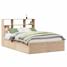 vidaXL tömör fenyőfa ágy matrac nélkül 140 x 190 cm (3323467) ágy és ágykellék