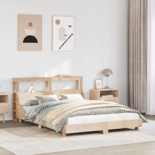 vidaXL tömör fenyőfa ágy matrac nélkül 140 x 200 cm ágy és ágykellék