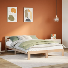 vidaXL tömör fenyőfa ágy matrac nélkül 140 x 200 cm ágy és ágykellék