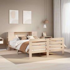 vidaXL tömör fenyőfa ágy matrac nélkül 140 x 200 cm ágy és ágykellék