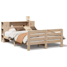 vidaXL tömör fenyőfa ágy matrac nélkül 140 x 200 cm (3309878) ágy és ágykellék