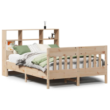 vidaXL tömör fenyőfa ágy matrac nélkül 140 x 200 cm (3323221) ágy és ágykellék