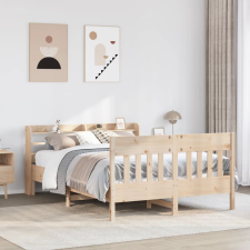 vidaXL tömör fenyőfa ágy matrac nélkül 150x200 cm ágy és ágykellék