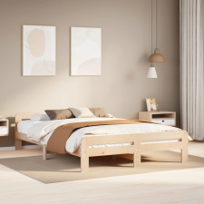 vidaXL tömör fenyőfa ágy matrac nélkül 150x200 cm ágy és ágykellék