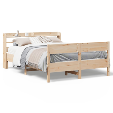 vidaXL tömör fenyőfa ágy matrac nélkül 150x200 cm (3306924) ágy és ágykellék