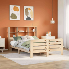 vidaXL tömör fenyőfa ágy matrac nélkül 160 x 200 cm ágy és ágykellék