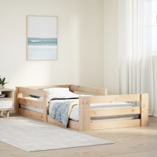 vidaXL tömör fenyőfa ágy matrac nélkül 75 x 190 cm ágy és ágykellék