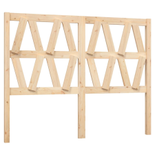 vidaXL tömör fenyőfa ágyfejtámla 126 x 4 x 100 cm (818610) ágy és ágykellék