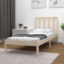 vidaXL tömör fenyőfa ágykeret 100x200 cm ágy és ágykellék