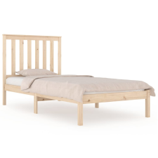 vidaXL tömör fenyőfa ágykeret 100x200 cm (3103833) ágy és ágykellék