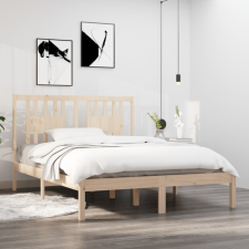 vidaXL Tömör fenyőfa ágykeret 120 x 200 cm ágy és ágykellék