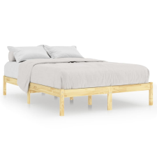 vidaXL tömör fenyőfa ágykeret 120 x 200 cm (810012) ágy és ágykellék