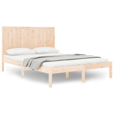 vidaXL tömör fenyőfa ágykeret 135 x 190 cm (4FT6 Double) (3105705) ágy és ágykellék