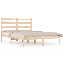 vidaXL tömör fenyőfa ágykeret 140 x 190 cm (3103628) ágy és ágykellék