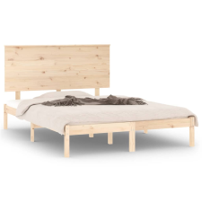 vidaXL tömör fenyőfa ágykeret 140 x 190 cm (3104783) ágy és ágykellék