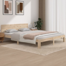 vidaXL tömör fenyőfa ágykeret 160 x 200 cm ágy és ágykellék