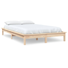 vidaXL tömör fenyőfa ágykeret 160 x 200 cm (820551) ágy és ágykellék