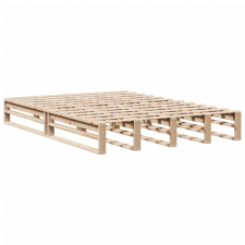 vidaXL tömör fenyőfa ágykeret 160 x 200 cm (850848) ágy és ágykellék
