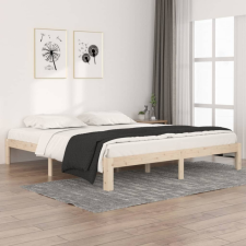 vidaXL tömör fenyőfa ágykeret 180 x 200 cm (6FT Super King) ágy és ágykellék