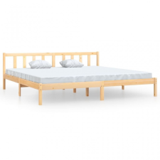 vidaXL Tömör fenyőfa ágykeret 200 x 200 cm ágy és ágykellék