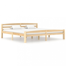 vidaXL Tömör fenyőfa ágykeret 200 x 200 cm ágy és ágykellék