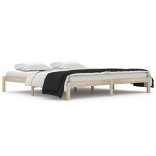 vidaXL tömör fenyőfa ágykeret 200 x 200 cm (810385) ágy és ágykellék
