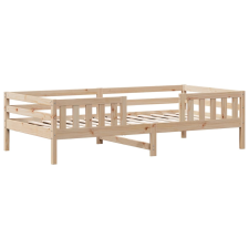 vidaXL tömör fenyőfa ágykeret 80 x 200 cm ágy és ágykellék