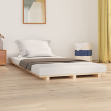 vidaXL tömör fenyőfa ágykeret 90 x 190 cm ágy és ágykellék
