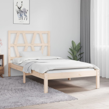 vidaXL tömör fenyőfa ágykeret 90 x 190 cm (3FT Single) ágy és ágykellék