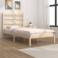 vidaXL tömör fenyőfa ágykeret 90 x 190 cm (3FT Single) ágy és ágykellék
