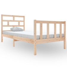 vidaXL tömör fenyőfa ágykeret 90 x 190 cm (3FT Single) (3101313) ágy és ágykellék