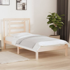 vidaXL tömör fenyőfa ágykeret 90 x 200 cm ágy és ágykellék