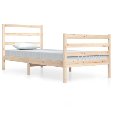 vidaXL tömör fenyőfa ágykeret 90 x 200 cm (3104991) ágy és ágykellék