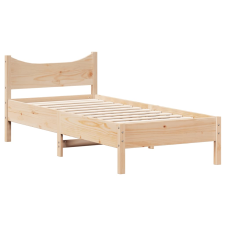 vidaXL tömör fenyőfa ágykeret 90 x 200 cm (844737) ágy és ágykellék