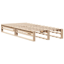 vidaXL tömör fenyőfa ágykeret 90 x 200 cm (850833) ágy és ágykellék