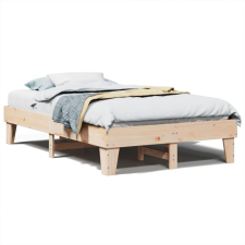 vidaXL tömör fenyőfa ágykeret ágy matrac nélkül 120 x 200 cm (855358) ágy és ágykellék