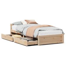 vidaXL tömör fenyőfa ágykeret matrac nélkül 90 x 190 cm (3301674) ágy és ágykellék