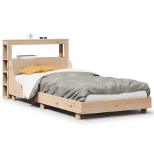 vidaXL tömör fenyőfa ágykeret matrac nélkül 90 x 190 cm (3306441) ágy és ágykellék