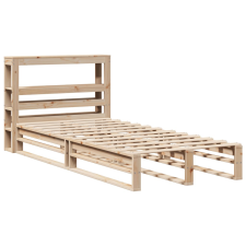 vidaXL tömör fenyőfa ágykeret matrac nélkül 90 x 190 cm (3306513) ágy és ágykellék