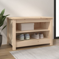 vidaXL tömör fenyőfa cipőtároló pad 70 x 38 x 45,5 cm bútor