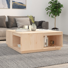 vidaXL tömör fenyőfa dohányzóasztal 100 x 101 x 40,5 cm bútor