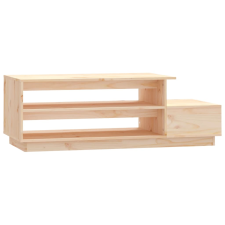 vidaXL tömör fenyőfa dohányzóasztal 120 x 50 x 40,5 cm (814414) bútor