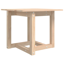 vidaXL tömör fenyőfa dohányzóasztal 50 x 50 x 45 cm (822172) bútor