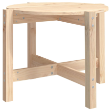vidaXL tömör fenyőfa dohányzóasztal Ø 62,5 x 45 cm (822302) bútor