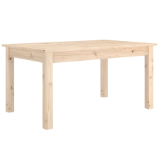 vidaXL tömör fenyőfa dohányzóasztal 80 x 50 x 40 cm (814279) bútor